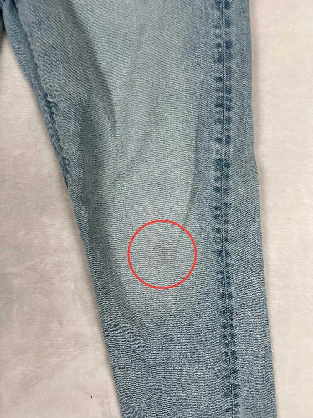 American Eagle Jeans Mens 30x32 Blue Original Straight Light Wash Denim